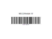 MSI 2 modulo 10