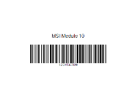 MSI modulo 10