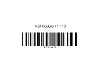 MSI modulo 11 10