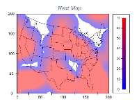 heat map chart