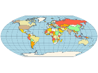 Map kavrayskiy vii projection