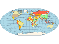 Map winkel tripel projection