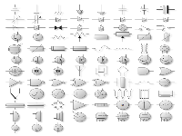 Electrical symbol shapes