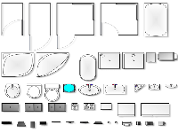 Diagram floor plan shapes 3