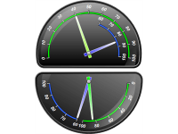 Radial gauge axes docking