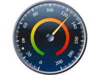 Radial gauge with custom ranges