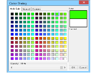 Color dialog web safe