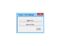 file dialog window