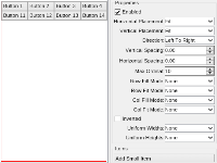 Table flow layout panels