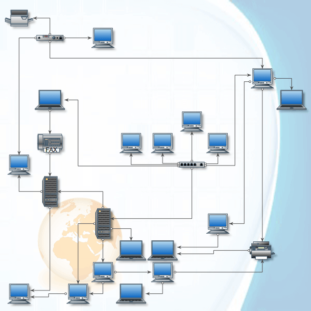 Orthogonal graph layout computer system