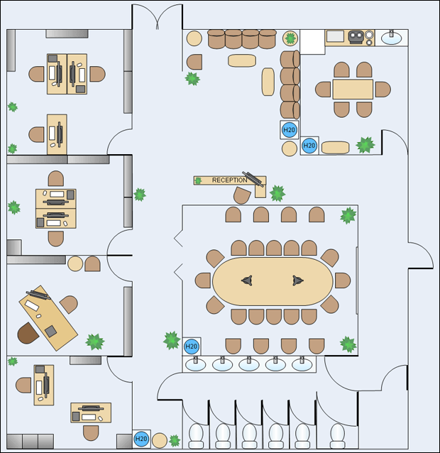 Nevron diagram floorplan