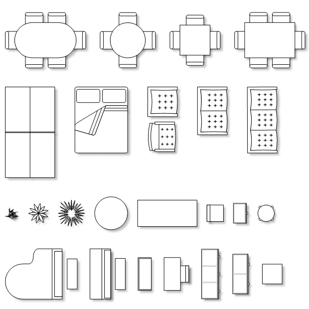 Nevron diagram furniture shapes