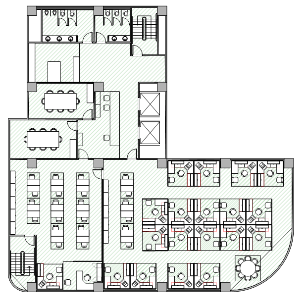 Nevron diagram office floor plan